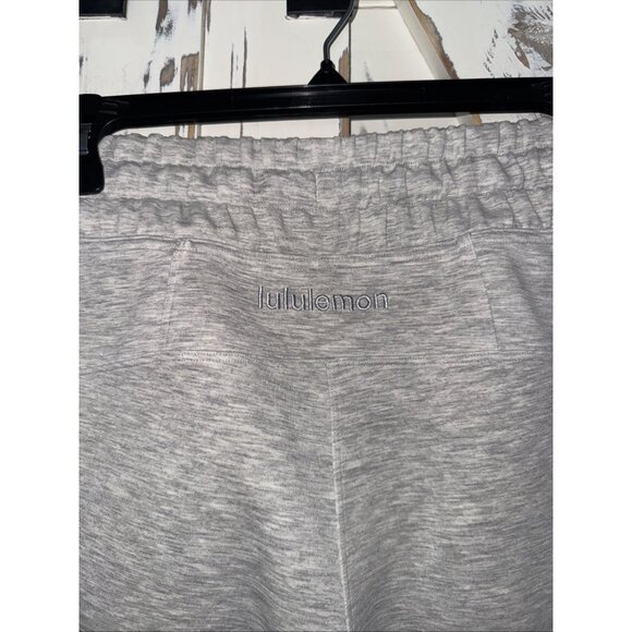 Lululemon Drawstring Silky Heather Gray Scuba High-Rise Short 3” Sz 8 - Picture 8 of 10